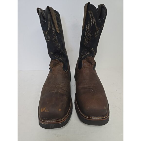 Thorogood Men's 11" Steel Toe WP Western Wellington Work Boot USA 804-4330 11 2E - Picture 5 of 6